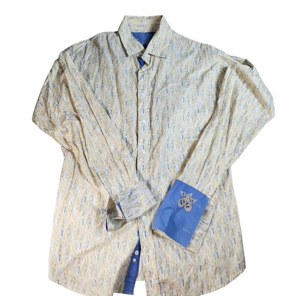 Bugatchi Uomo Mens XL Long Sleeve Button-Down Shirt, Men's XL - Picture 2 of 10